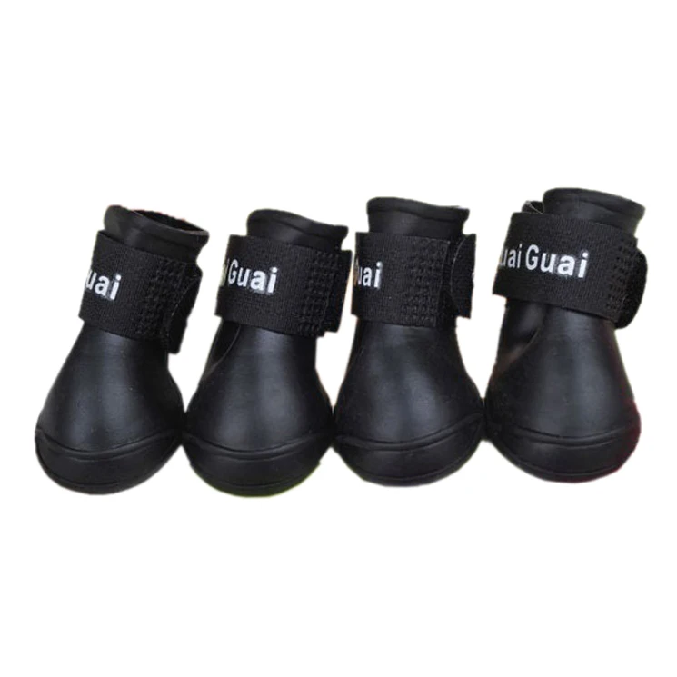 Buy NOCM Black S,M,L Pet Shoes Booties Rubber Dog