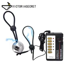 Penis Trainer Dumbbell Male Cock Ring Vibrator Glans Exercise Ghost Exerciser Penis Time Delay Lasting Enhance Erotic Sex Toy