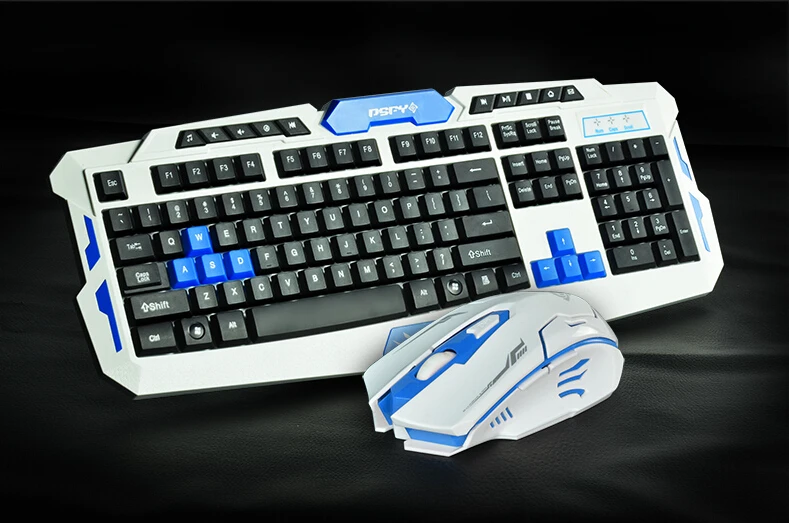

2.4G usb gaming wireless keyboard and mouse combo set Multimedia game gamer kit Waterproofe DPI Control For Desktop PC Laptop
