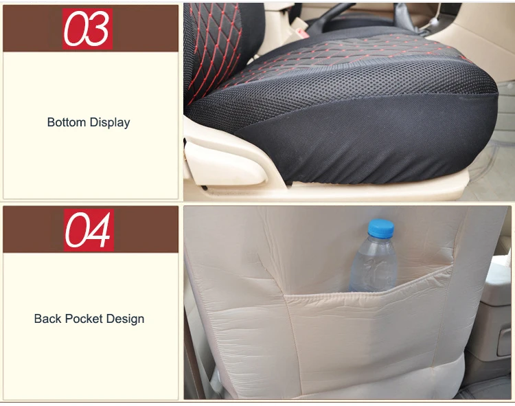 Универсальный чехол на автомобильное сиденье, дышащие автомобильные чехлы на пять сидений, защитный коврик для стула, подходит для Kia Rio X Line Ford