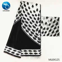 LIULANZHI платье в африканском стиле атласная шелковая ткань с принтом полиэстер Мягкая Анкара Воск Принт ML8X125