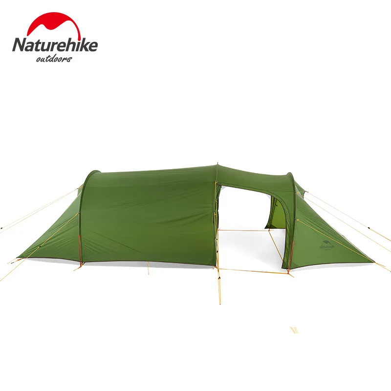 Naturehike Опаловый туннельная палатка для 2/3/4 персоны Водонепроницаемый 20D/210T ткань легкий Открытый Кемпинг Туристических палатков NH17L001-L