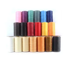 Corda de couro encerado para artesanato, 260m/rolo 0.8mm encerado, fio de algodão, corda de miçangas para diy ferramenta de artesanato rosca de costura à mão
