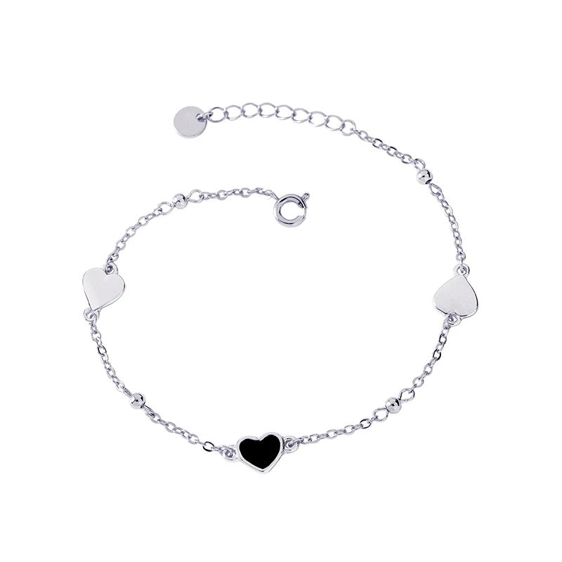 

Simple Design Romantic Enamel Crystal Adjustable Silver/Gold Color Tassel Bracelent For Women Date Gift Drop Bracelent Jewelry