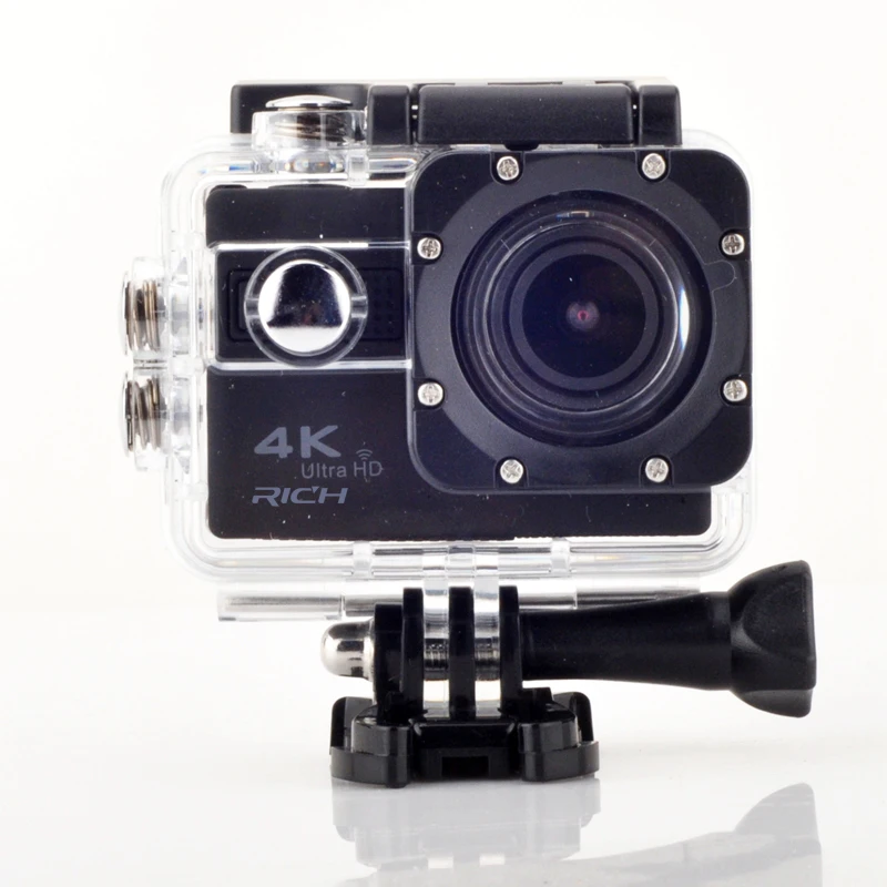 Экшн камера RICH F68/F68R Novatek 96660 4K 24 кадра в секунду 20 Мп с голосовым оповещением и
