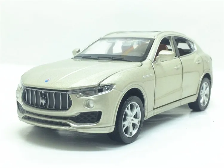 1:32 Maserati Levante SUV сплав Игрушечная модель транспортных средств с откатной спинкой шесть открытых дверей детская Подарочная Коллекция