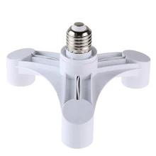 3 in 1 Studio B22 / E27 Bulbs Lamp Base Holder Lamp Socket Splitter Adapter for Studio Daylight