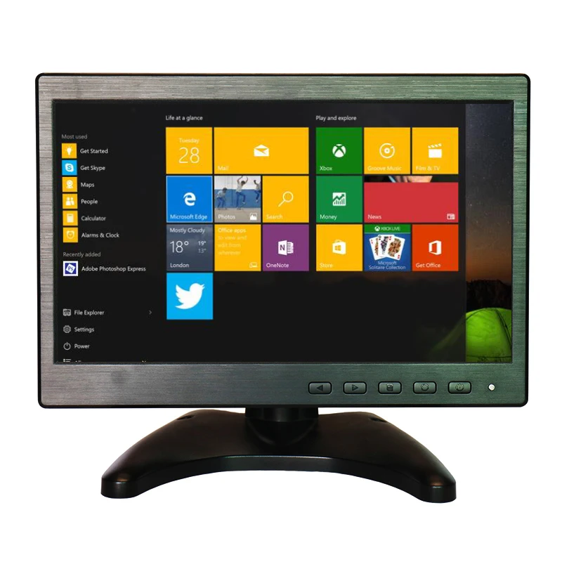 ZHIXIANDA 10 1 Inch 16 10 CCTV Security Monitor Color Screen Monitor Wide Viewing Angle with