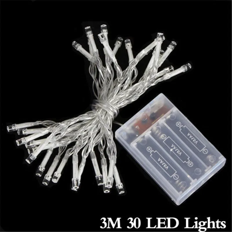 Светодиодная гирлянда на батарейках AA 3 м 30 светодиодов|fairy lights|led fairy lightsfairy light string