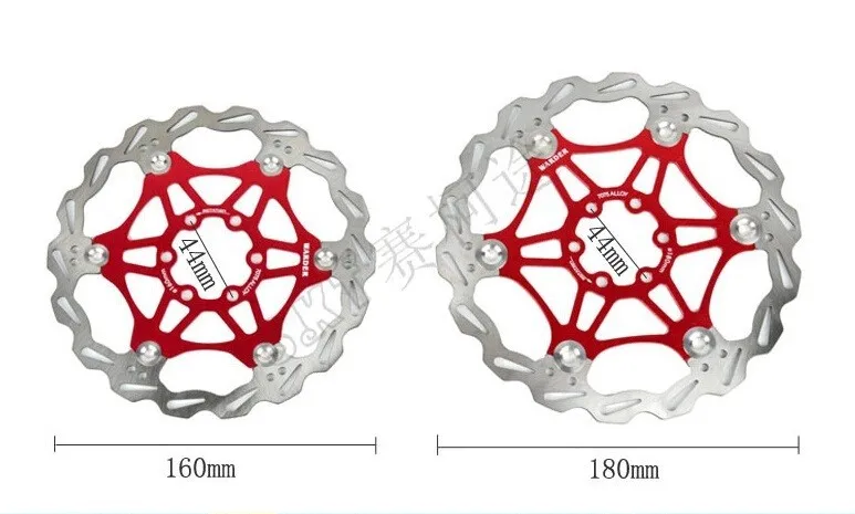 Новые велосипедные дисковые Тормозные колодки/Старшие плавающие дисковые тормозные роторы/горный велосипед ротор дискового тормоза 160 мм/180 мм