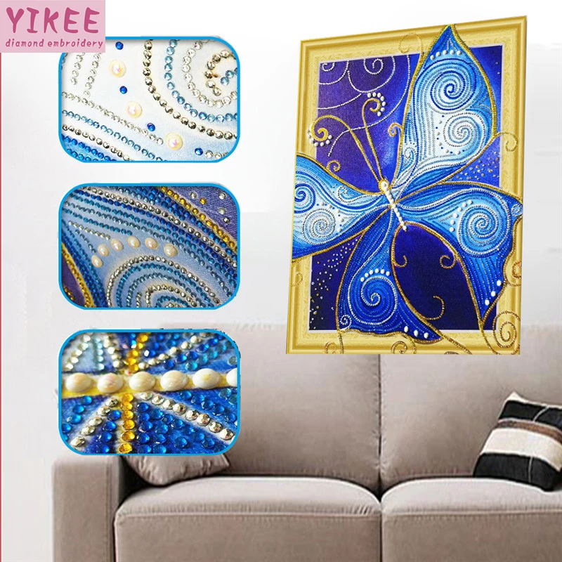 YIKEE 5d diy diamond painting,special shaped diamond,painting