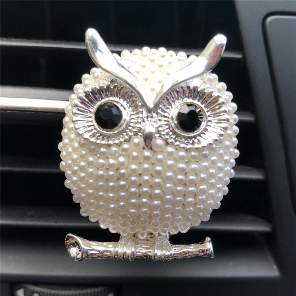 

1pcs Lovely Owl Car Decorative Perfume Auto Air Vent Clip-on Freshener Cartoon Car Ornaments Styling Accessories