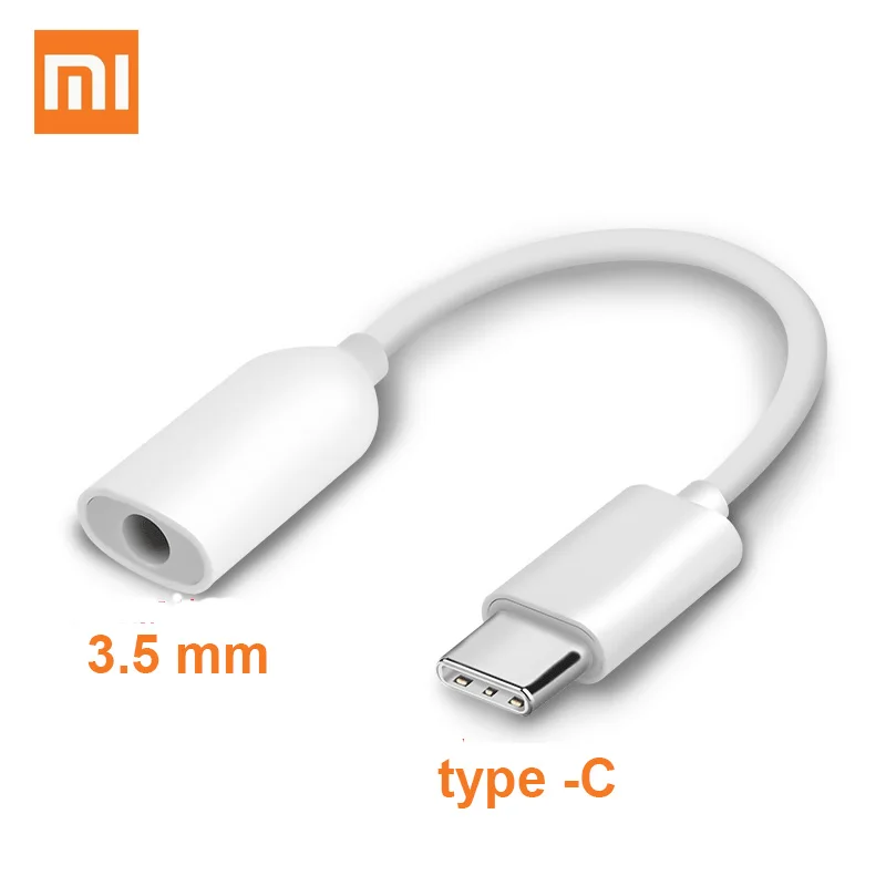 

Original Type-C to 3.5mm Earphone cable Adapter type C USB male to 3.5 AUX audio Jack for XIAOMI Mi 9 6 Note3 8 8se a2 6x