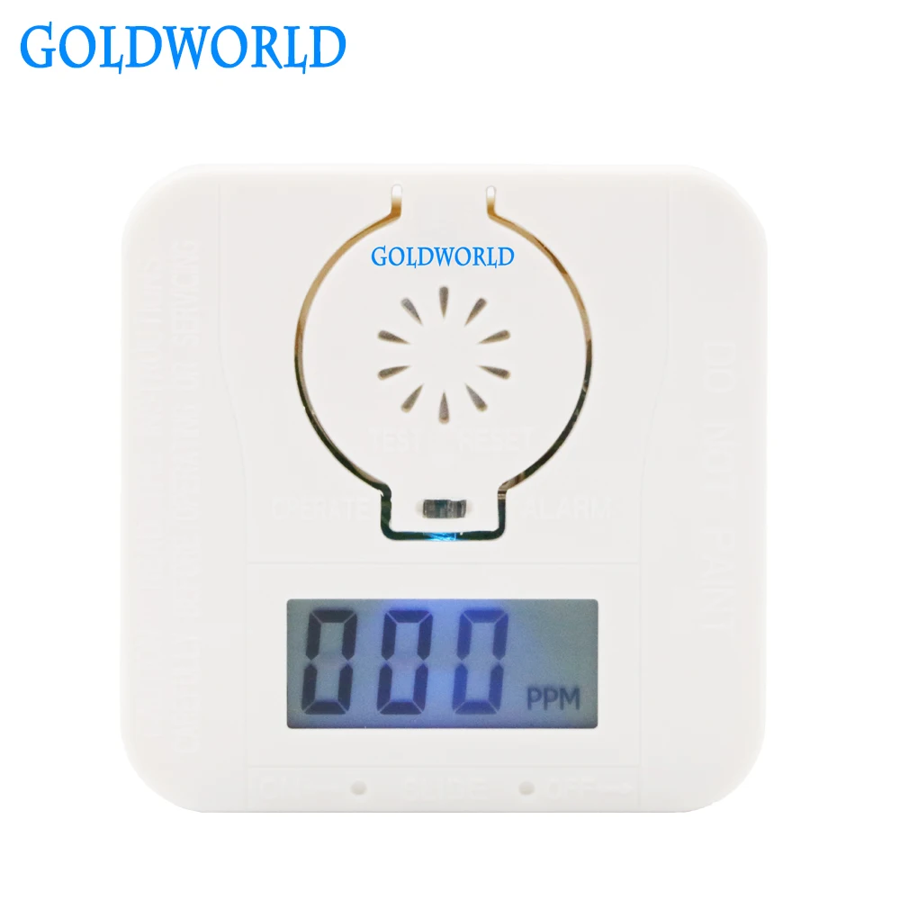 

85DB LCD Carbon Monoxide Detectors Smoke Sensor High Sensitive Gas Alarm CO Poisoning Detector For Kitchen Warning Home Security