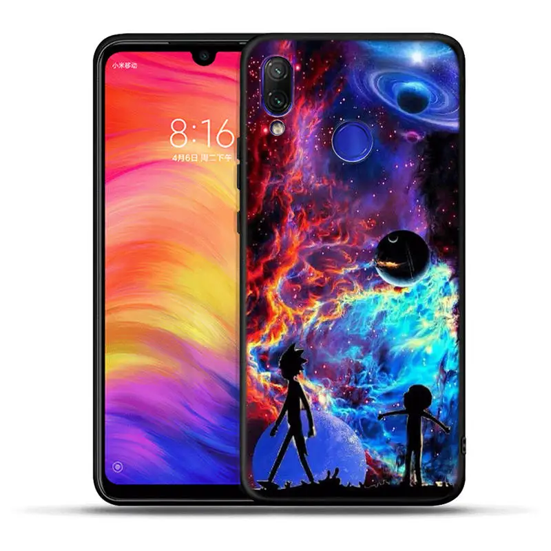 Смешные Рик и Морти с рисованным аниме, чехол для Xiaomi Redmi Note 7 7A 6 Pro 6A 5A Prime Mi A1 5X A2 Lite 6X4X5 плюс Pocophone F1