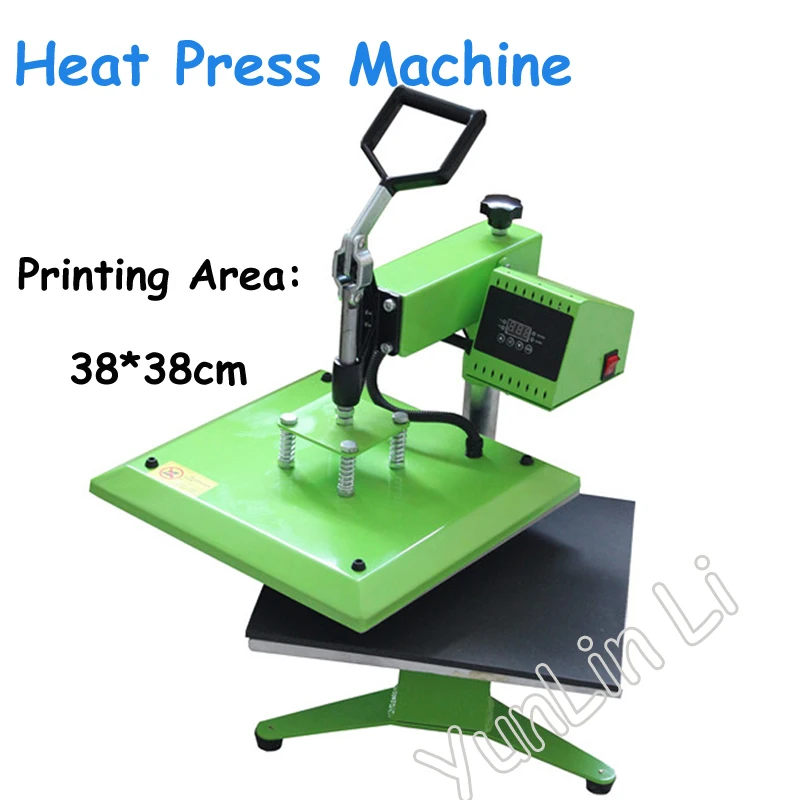 cheap!!!- 110V/220V T-shirt Heat Press Machine Manual Shaking Head
Stamping Machine with Workable Size of 38*38cm HP3805B