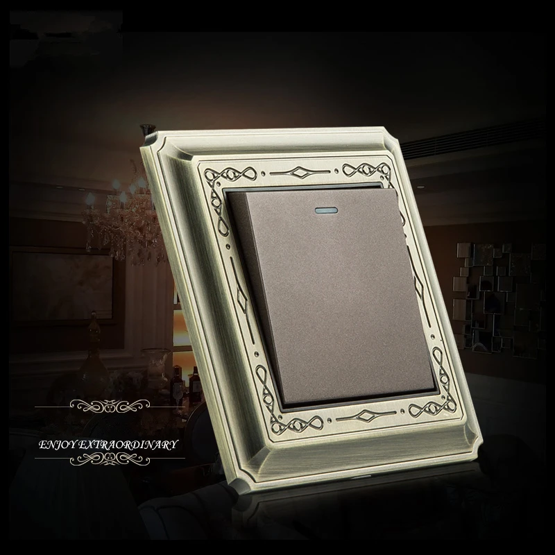 

UK Standard Luxury push button Switch Panel,110~250V wall switch 10A lamp switch 1 gang/ 2 gang/ 3 gang/ 4 gang light Switch