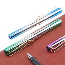 Новая перьевая ручка блестящая цветная ручка 0,5 мм перьевая ручка для школьников и студентов канцелярские принадлежности 1 шт