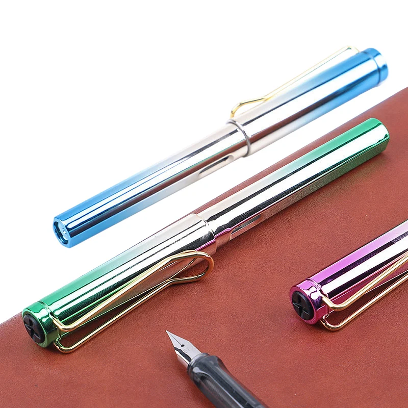 

2019 new fountain pen brilliant color pen 0.5mm nib school student office stationery 1pcs