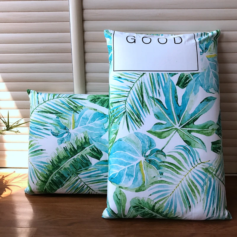 Eucalyptus Pillowcase Decorative Body Pillow Case Plain Design