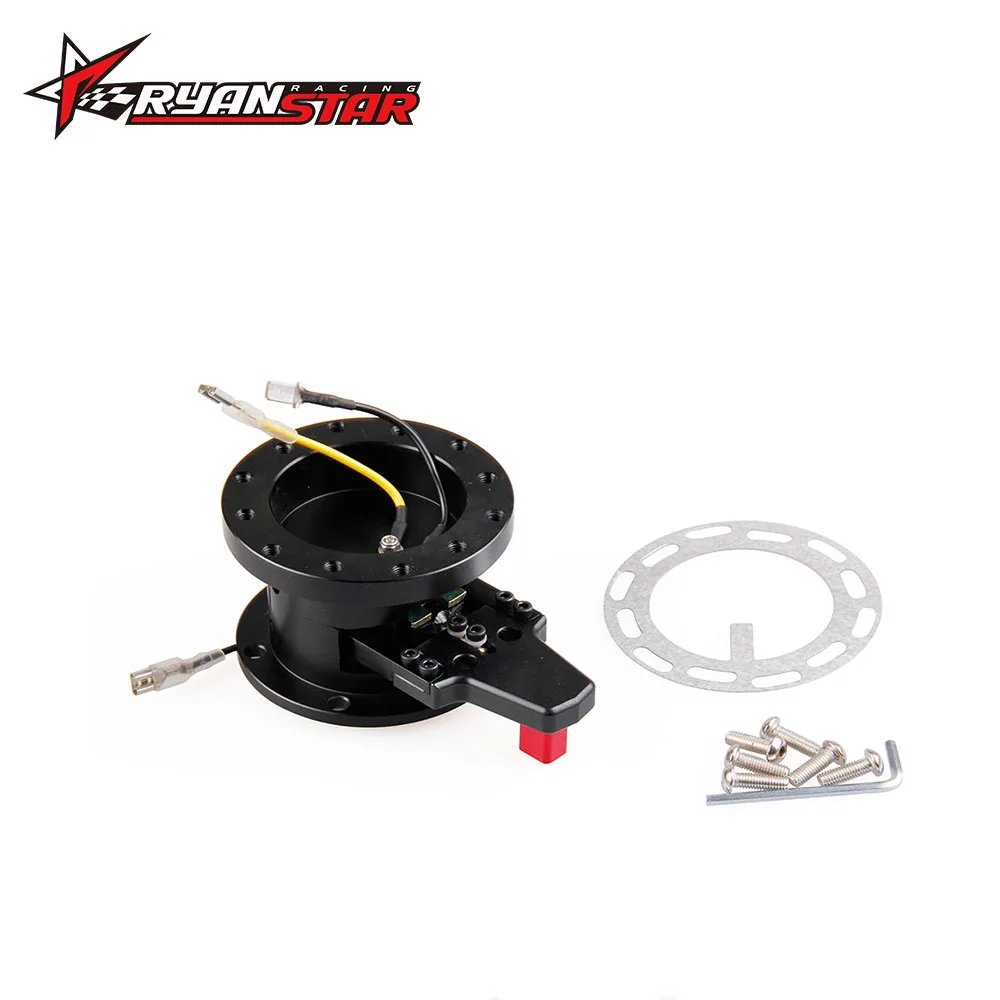 BLACK STEERING WHEEL HUB steering wheel QUICK RELEASE TILT SYSTEM