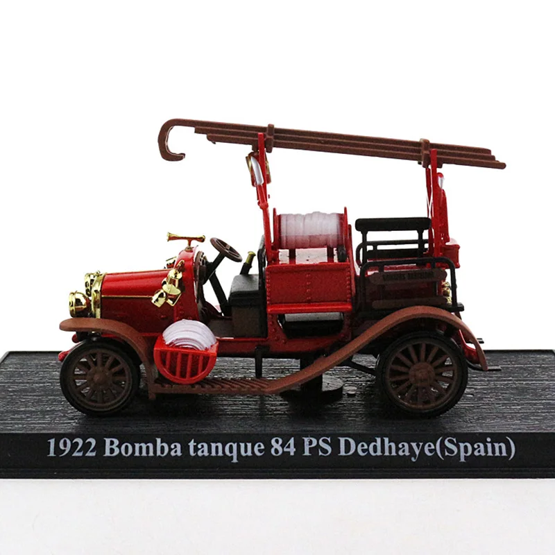 

1:43 Simulation Retro 1922 Bomba Tanque 84 PS Delahaye SPAIN Limited Edition Fire Collection Model Alloy Die-casting Toy Car