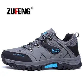 

39-47 New Hot Style Men Hiking Shoes Winter Outdoor Walking Jogging Shoes Mountain Sport Boots Climbing Sneakers Free Shipping