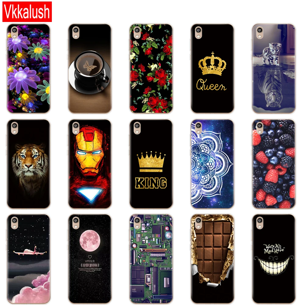 غطاء من السيليكون الشرف 8 S حالة لينة TPU الهاتف حافظة لهاتف huawei الشرف 8 S KSE-LX9 Honor8S 8 S حالة الغطاء الخلفي 5.71 'كوكه الوفير