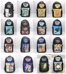 Аниме Хацунэ Мику Fairy Tail Тоторо Наруто ONE PIECE Рюкзак Пикачу мультфильм холст плечевая сумка школьный портфель рюкзак 24 стиль