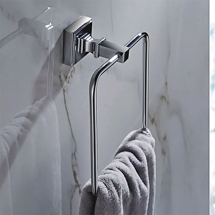 Brass chrome Towel Ring,Bathroom Accessories Products Towel Holder