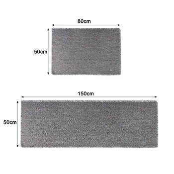 

2PCS/Set European Retro Fashion Kitchen Floor Mats Living Room Balcony Bathroom Carpet Set Doormat Bath Mat Modern Kitchen Rug