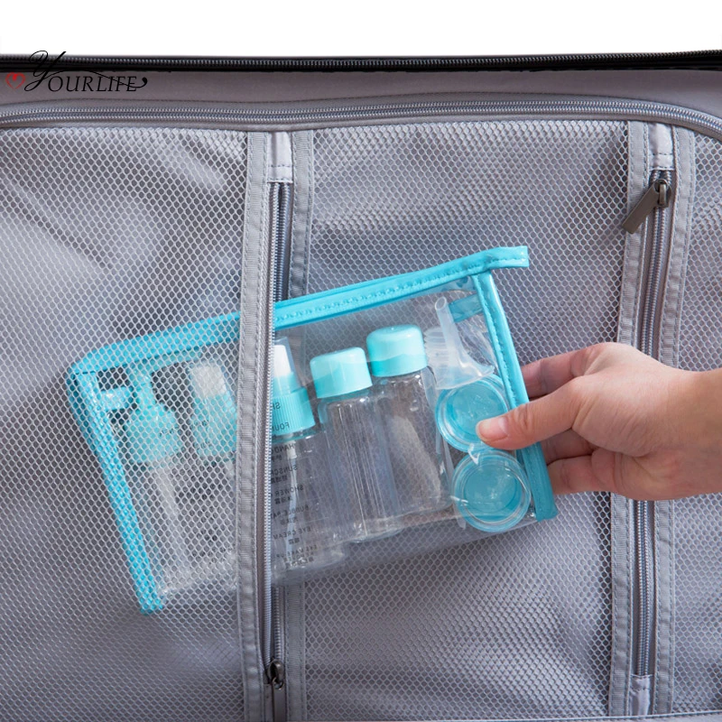 OYOURLIFE 10pc/set Portable Travel Soap Dispenser Cosmetics Bottles Bathroom Hand Sanitizer Shampoo Body Wash Lotion Bottle