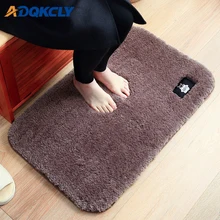 ADQKCLY твердый пушистый ворсистый пол ковры Нескользящие абсорбирующие коврики для шагов спальня ванная комната прочный дверной коврик 50*60/50*80 см