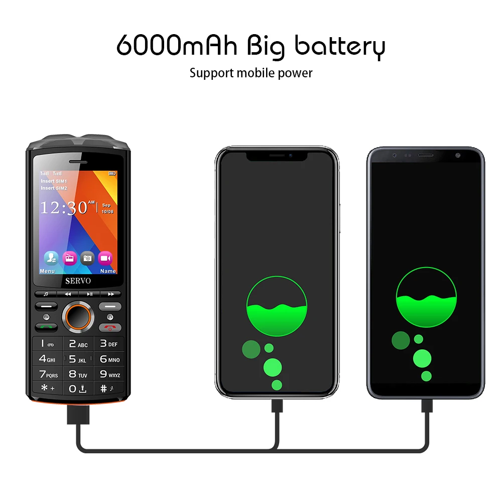 SERVO R25 Bluetooth Music Cellphone 2.8