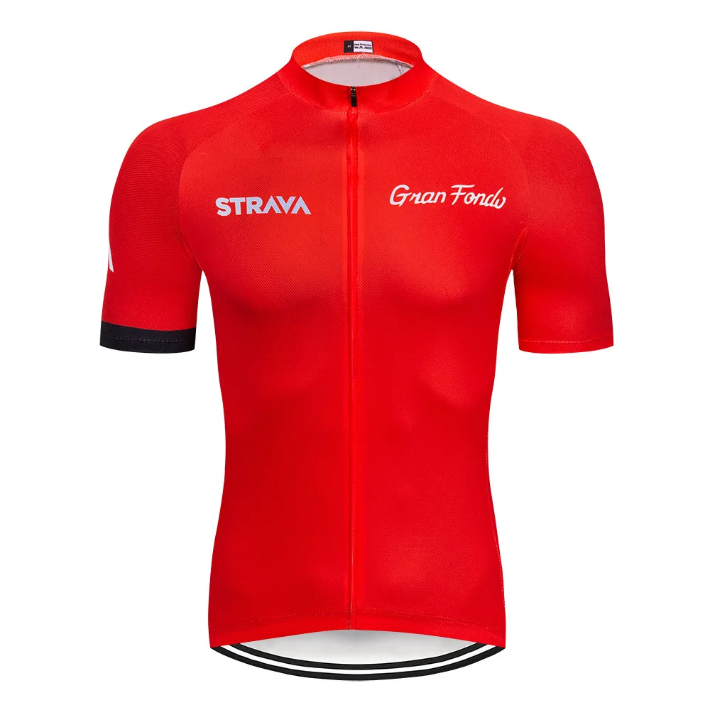 2019 STRAVA Cycling Jersey Tops Summer Racing Cycling Clothing Ropa Ciclismo Short Sleeve mtb Bike Jersey Shirt Maillot Ciclismo