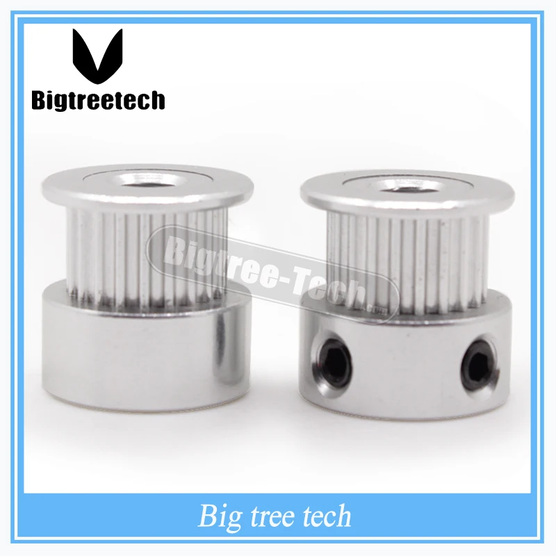

5PCS GT2 Timing Pulley 20 teeth Alumium Bore 5mm fit for GT2 belt Width 6mm free shipping with lower price