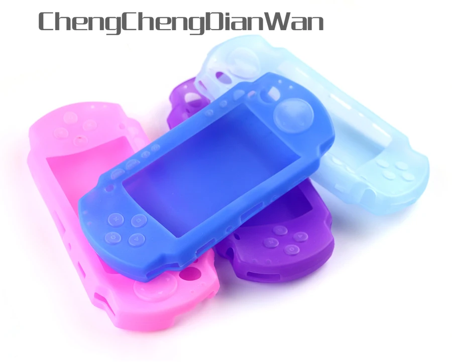 

ChengChengDianWan High Quality Silicone case cover Protective Case soft Skin for PSP1000 PSP 1000 Replacement 20pcs/lot