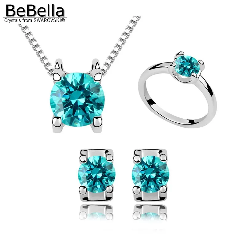 Лазерная защита на камнях! Комплект из колье и серёг с кристаллами|jewelry sets|jewelry sets