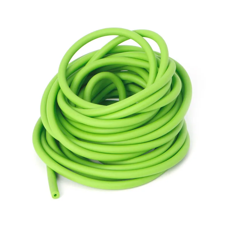 

OOTDTY 5M Green Elastic Natural Latex Rubber Band Tube For Hunting Slingshot Catapult rubber tube