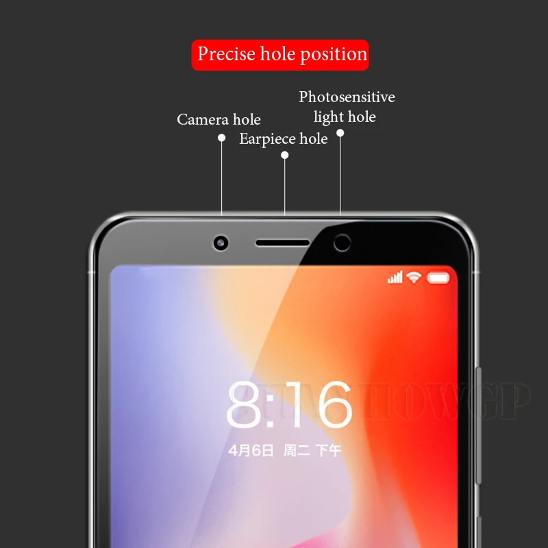 9H 2.5D полное покрытие закаленное стекло для Xiaomi Redmi 6 6A A защита экрана 6a защитное