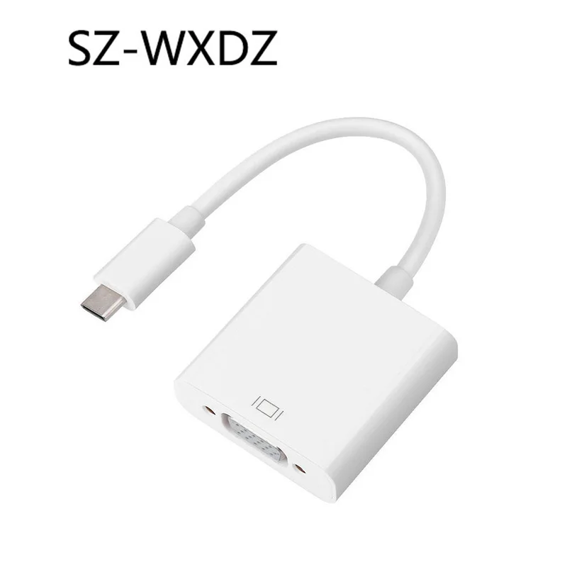 SZ WXDZ USB3.1 Type C to VGA Adapter typec usb to vga male to female