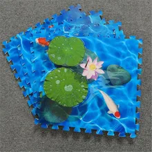 

Lotus beautiful baby EVA foam play puzzle pad children sports tile carpet carpet each 60X60cm 4piece pads for the entire pattern