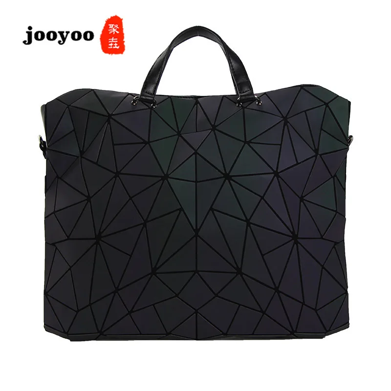 

Spring and Autumn New Women's Briefcase Business Casual Wild Fashion Workplace Geometry Pack jooyoo