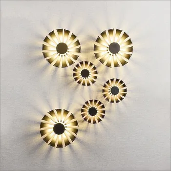 

Modern Led Wall Lamp Iron Art Body Flower Wall Light For Bedroom Home Lighting Luminaire Bathroom Light Fixture Wall Sconce