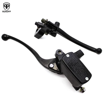 

ROAOPP Motorcycle Brake Clutch Levers Master Cylinder Left and Right 1" 25mm For Yamaha Kawasaki Suzuki Honda Steed 400/600