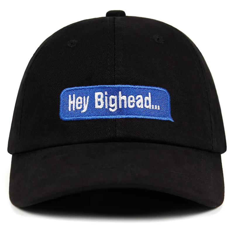 Hey Bighead Dad hat buzzwords catchword Women Men Snapback Caps