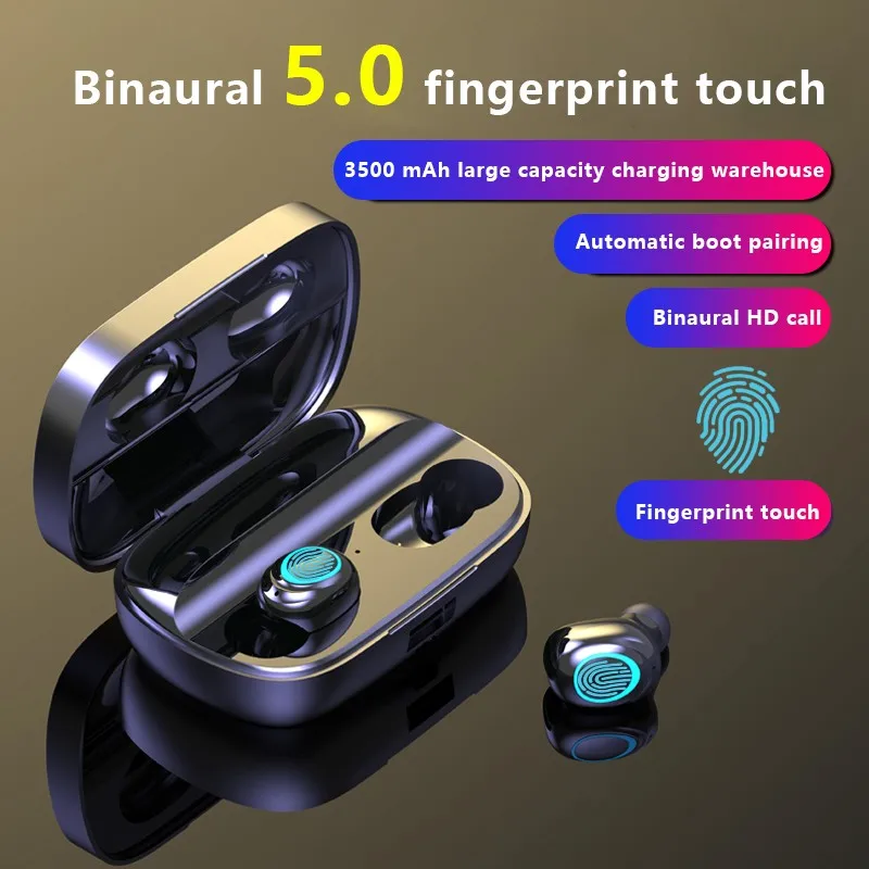 

S11 Wireless Bluetooth 5.0 Earphones Ultra-small Invisible EarPhone Sports 3D Stereo Sound Headset For Iphone Huawei Xiaomi