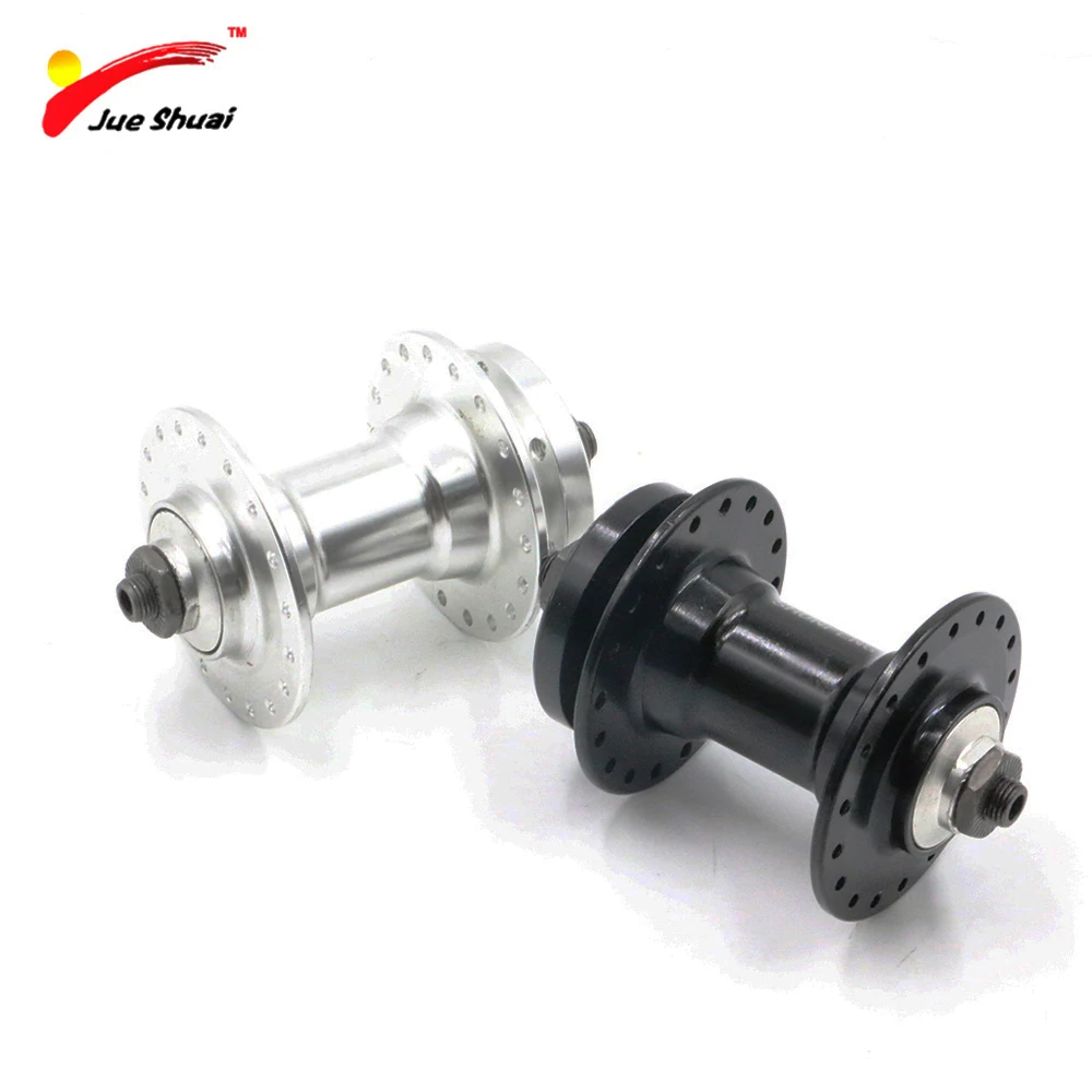 

JS 36 Holes Front Bicycle Hub Quick Release Black Silver Aluminum Alloy Cycling Parts Disc Brake Bearing Hubs MTB bike hub rotor