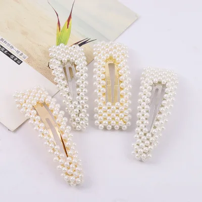Жемчужная заколка зажимы для челки красивые заколки для волос GIC-HA660