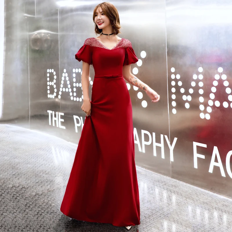 Платья подружек невесты для свадьбы Vestido с высокой талией вечернее платье Soiree